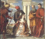 Paolo  Veronese The Martyrdom of St. Justine oil painting artist
